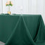 Premium Polyester 90"x132" Rectangle Tablecloth Hunter Emerald Green - Seamless 220GSM Stain-Resistant Design