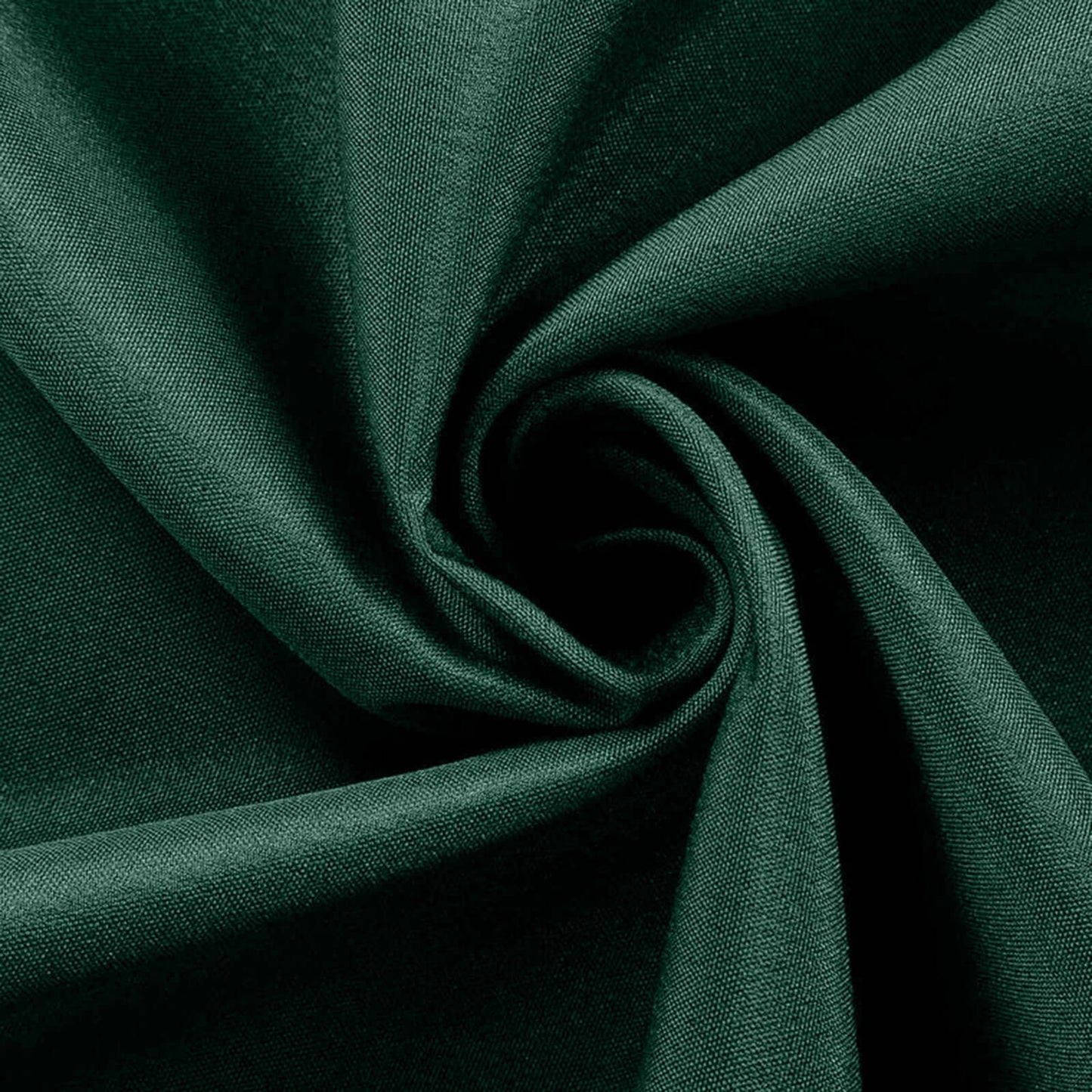 Polyester Square 90"x90" Tablecloth Hunter Emerald Green - Wrinkle-Resistant & Durable Table Cover