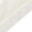 Ivory Chiffon Polyester Event Curtain Drapes, Dual Layer Divider Backdrop Curtain Panels with Rod Pockets - 10ftx10ft