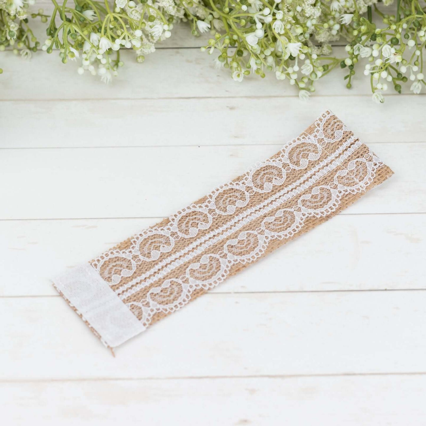 6 Pack Rustic Boho Chic Burlap and Lace Napkin Rings, Farmhouse Style Jute Serviette Buckles Holder