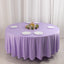 Scuba Round 108" Tablecloth Lavender Lilac - Wrinkle Free & Stain Resistant Table Cover
