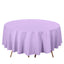 Polyester 90" Round Tablecloth Lavender Lilac - Stain & Wrinkle-Resistant Table Cover