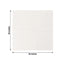 20 Pack Linen-Like Paper 5"x5" Napkins White - Highly Absorbent & Disposable Airlaid Beverage Napkins