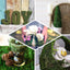 18"x16" Preserved Natural Moss Wall Sheet Roll, Moss Landscape Panel