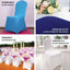 10 Pack Spandex Chair Covers for Banquet Chairs Navy Blue - Durable Reusable Stretch Slip-On Covers