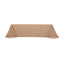 Premium Polyester 90"x156" Rectangle Tablecloth Nude - Seamless 220GSM Stain-Resistant Table Cover