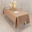 Lamour Satin 60"x102" Rectangle Tablecloth Nude - Durable & Silky Soft Feel Table Cover