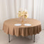 Scuba Round 90" Tablecloth Nude - Wrinkle Free & Stain Resistant Table Cover