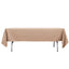 Premium Polyester 60"x102" Rectangle Tablecloth Nude - Durable 220GSM Wrinkle-Resistant Table Cover