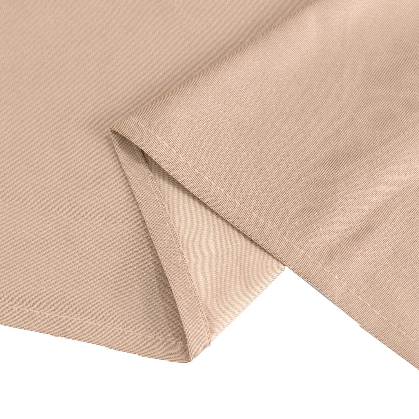Scuba Rectangular 60"x102" Tablecloth Nude - Wrinkle Free & Stain Resistant Table Cover