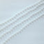 Faux Pearl Beaded 16" Chair Back Garland Sash White Gatsby-Inspired Style - Pre-Tied Chic Wedding Decor for Chiavari Chairs