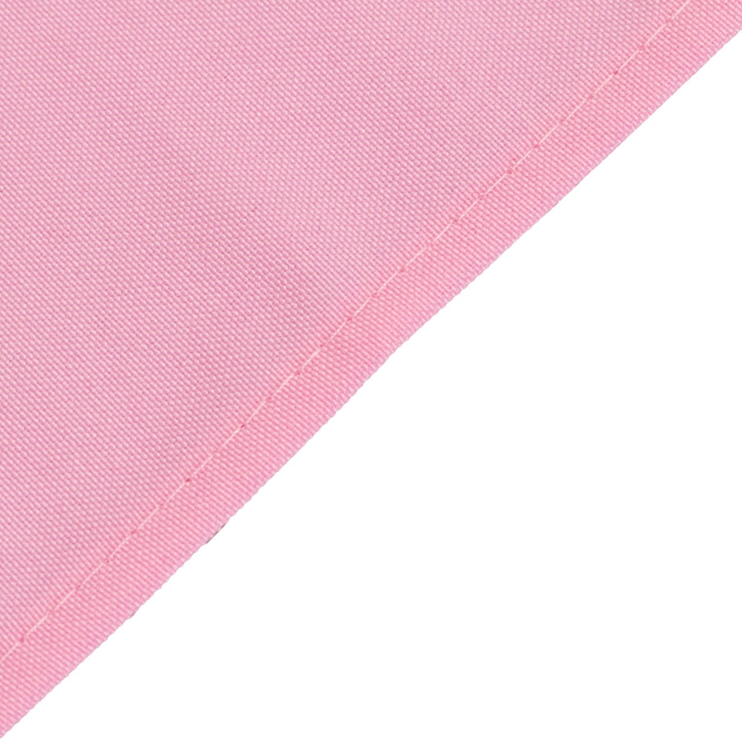 Premium Polyester 90"x132" Rectangle Tablecloth Pink - Seamless 220GSM Stain-Resistant Table Cover