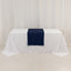 Wide Polyester 24"x72" Table Runner Navy Blue - Durable Trade Show Table Linen