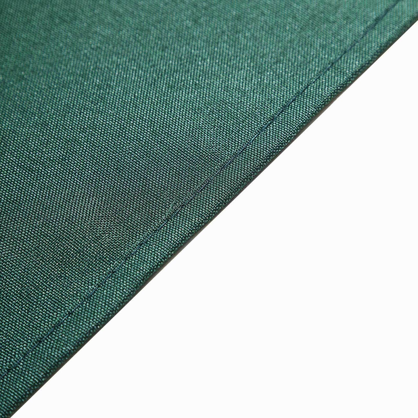 Polyester 60"x102" Rectangle Tablecloth Hunter Emerald Green - Durable and Stylish Table Cover