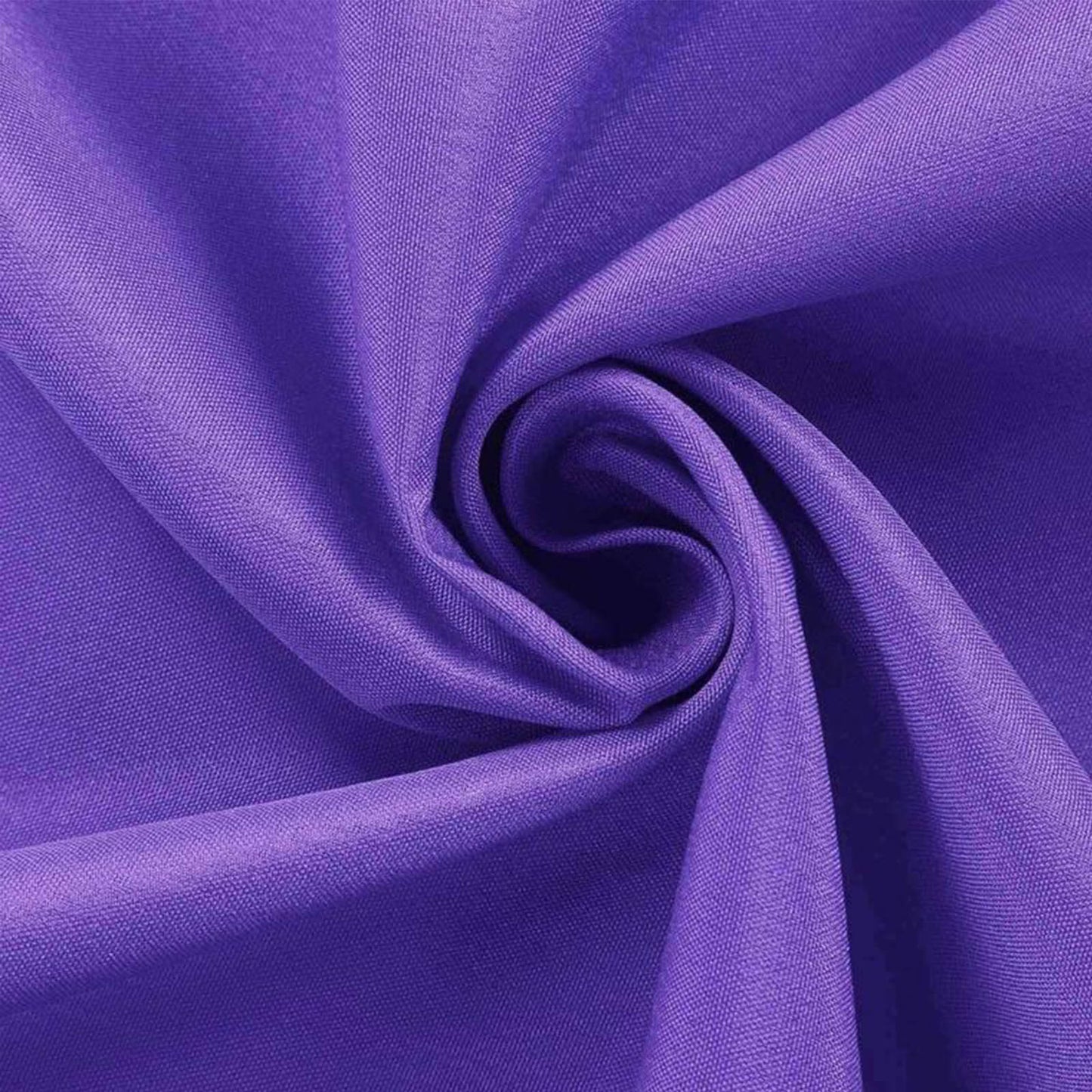 Polyester 108" Round Tablecloth Purple - Wrinkle-Resistant Table Cover