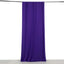 Purple 4-Way Stretch Spandex Event Curtain Drapes, Wrinkle Free Backdrop Event Panel with Rod Pockets - 5ftx10ft