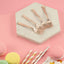 24-Pack Plastic Mini Dessert Forks Rose Gold 4"