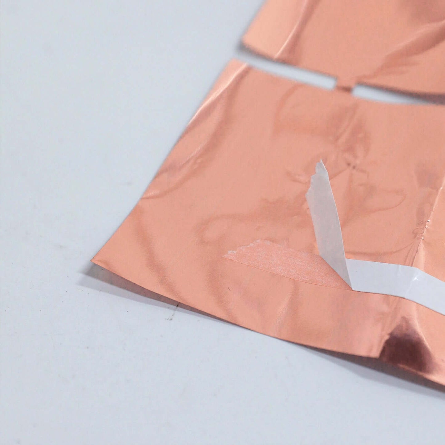 Shiny Rose Gold Metallic Foil Rectangle Curtain Party Backdrop Door Window Curtain - 3ftx6.5ft