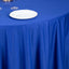 Scuba Round 120" Tablecloth Royal Blue - Wrinkle Free & Stain Resistant Seamless Table Cover