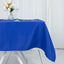 Premium Polyester 54"x54" Square Tablecloth Royal Blue - Stain and Wrinkle-Resistant 220GSM Table Cover