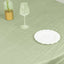 Taffeta 72"x72" Table Overlay Square Tablecloth Sage Green - Accordion Crinkle Table Cover