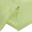 Lamour Satin 72"x72" Table Overlay Square Tablecloth Sage Green - Smooth Finish Table Topper