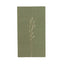 50-Pack Paper Dinner Napkins Dusty Sage Green with Gold Embossed Leaf - Stylish 2-Ply Disposable Napkins for Weddings 18GSM