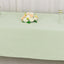 Scuba Rectangular 60"x102" Tablecloth Sage Green - Wrinkle Free & Stain Resistant Table Cover
