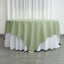 Polyester Square 90"x90" Tablecloth Sage Green - Wrinkle-Resistant & Durable Table Cover