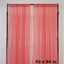 2 Pack Coral Sequin Curtains With Rod Pocket Window Treatment Panels - 52"x84â€