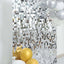 10sq.ft Shiny Silver Square Sequin Shimmer Wall Party Photo Backdrop, Active Spangle Wall Art DÃ©cor Panels - 10 Panels