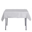 Polyester Square 54"x54" Tablecloth Silver - Wrinkle-Resistant & Durable Table Cover