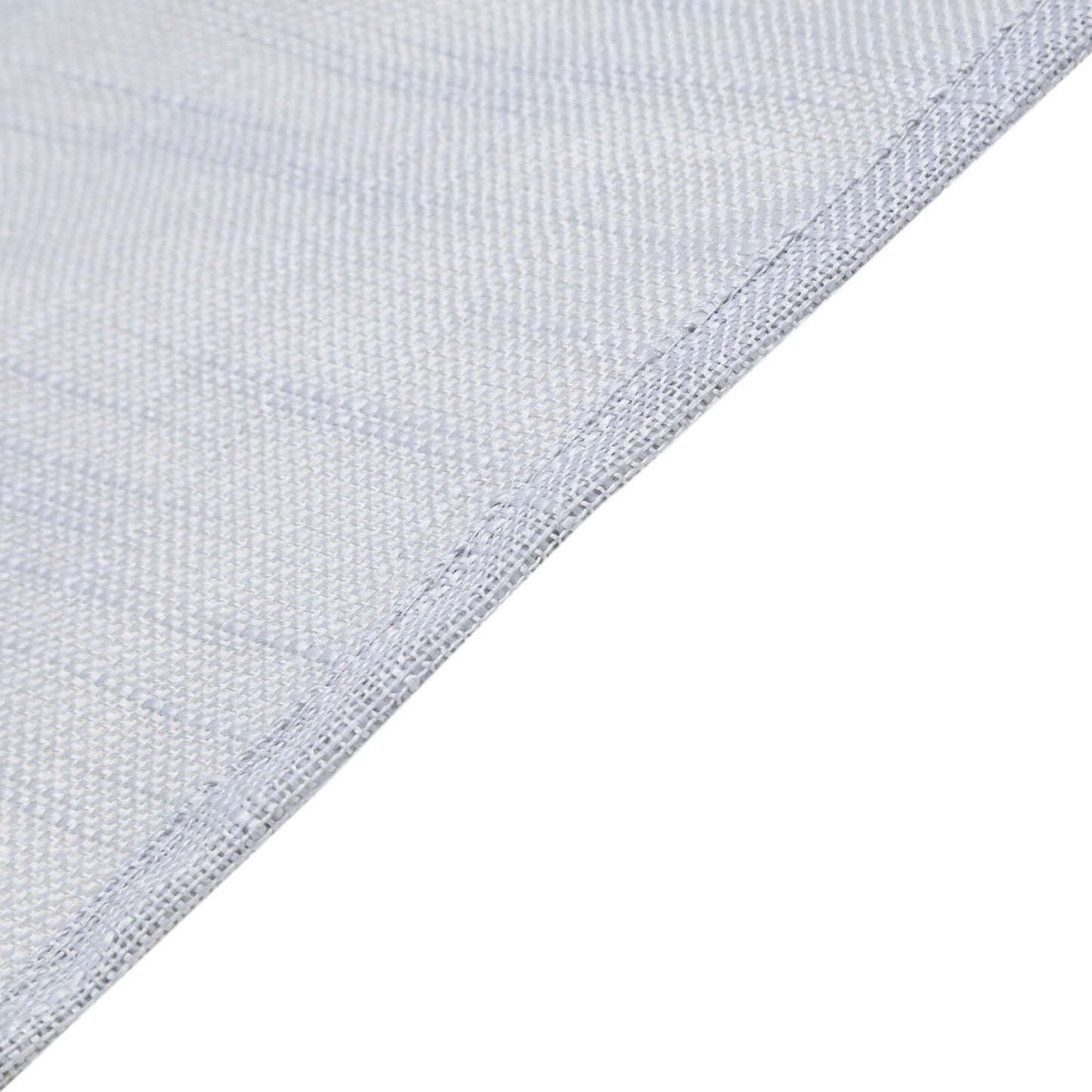 Linen 72"x72" Table Overlay Square Tablecloth Silver - Slubby Textured Wrinkle-Resistant Design for Stylish Occasions