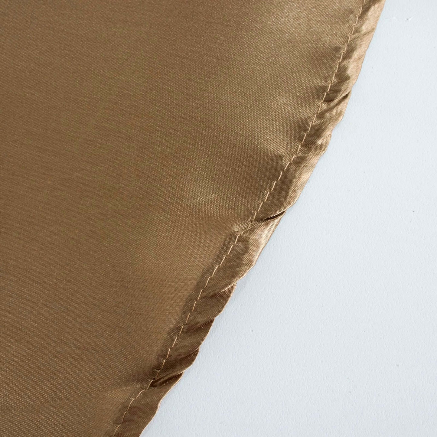 Satin 108" Round Tablecloth Taupe - Smooth and Lustrous Table Cover