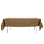 Polyester 60"x102" Rectangle Tablecloth Taupe - Durable and Stylish Table Cover