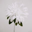 2 Bouquets 20" White Artificial Silk Dahlia Flower Spray Bushes