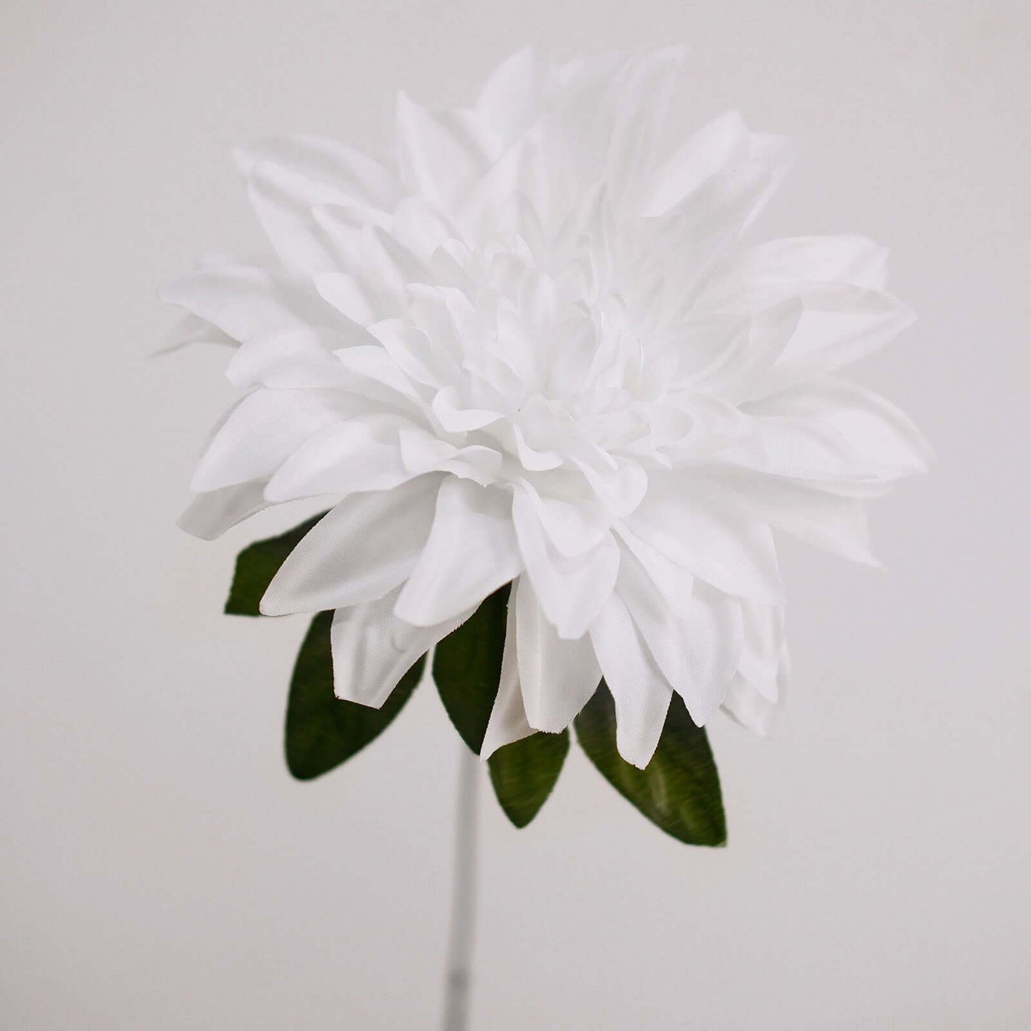 2 Bouquets 20" White Artificial Silk Dahlia Flower Spray Bushes