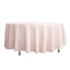 Polyester 108" Round Tablecloth Blush - Wrinkle-Resistant Table Cover