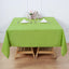 Polyester Square 70"x70" Tablecloth Apple Green - Wrinkle-Resistant & Durable Table Cover