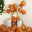 50 Pack Matte Pastel Caramel Biodegradable Balloons 12", Round Eco-friendly Thick Latex Party Balloons