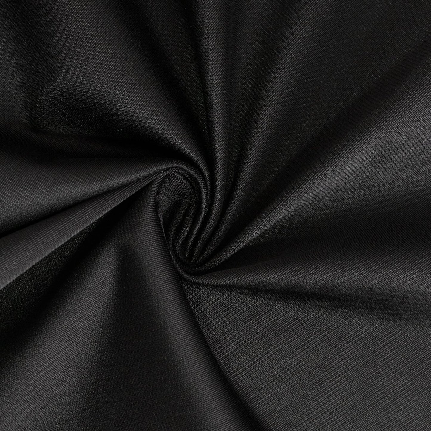 Scuba Polyester 24"x72" Wide Table Runner Black - Wrinkle-Free Table Linen