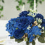 2 Pack Artificial Rose & Peony Floral Arrangements â€“ 12" Navy Blue Silk Bouquets for Weddings & Home DÃ©cor