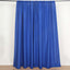 2 Pack Royal Blue Polyester Event Curtain Drapes, 10ftx8ft Backdrop Event Panels With Rod Pockets 130 GSM