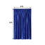Royal Blue Crushed Velvet Backdrop Curtain â€“ 8ft x 8ft Event Drape with Rod Pocket, Privacy Panel for Photo Booths & Events