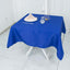 Premium Polyester 54"x54" Square Tablecloth Royal Blue - Stain and Wrinkle-Resistant 220GSM Table Cover