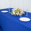 Premium Polyester 90"x132" Rectangle Tablecloth Royal Blue - Seamless 220GSM Stain-Resistant Table Cover