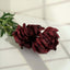 3 Stems Burgundy 27" Artificial Silk Chrysanthemum Bouquet Flowers, Large Faux Mum Branches