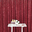 8ftx8ft Burgundy Sequin Event Curtain Drapes, Backdrop Event Panel