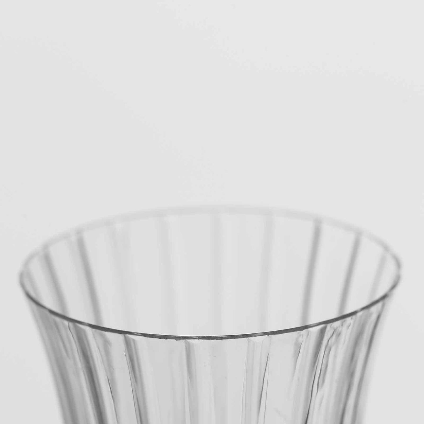 12-Pack Plastic Champagne Flutes Clear Flared Design - Lightweight Disposable Toasting Glasses 6oz