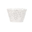 25-Pack Paper Cupcake Wrappers Lace Laser Cut Design White - Muffin Baking Cup Trays for Events